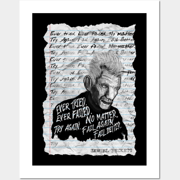 Samuel Beckett Wall Art by Raimondi